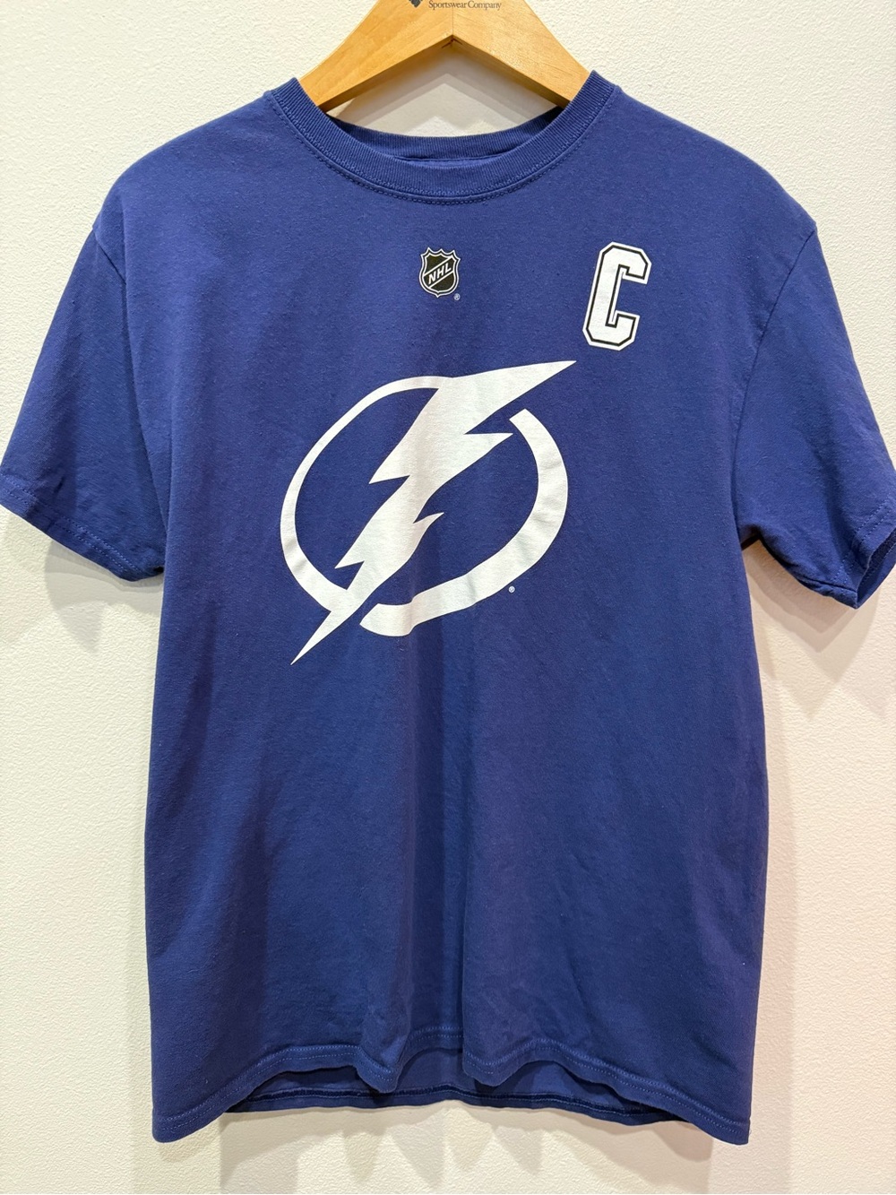 Fanatics Navy Blue Tampa Lightning Logo Tee
